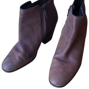 Chunky heeled ankle boots